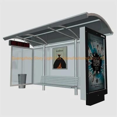 2019 Customized Bus Stop Shelters Street Furniture Road Sign
