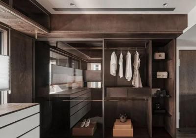 Home Furniture Modern Bedroom Simple Closet Designs Door Wooden Japanese Wardrobe