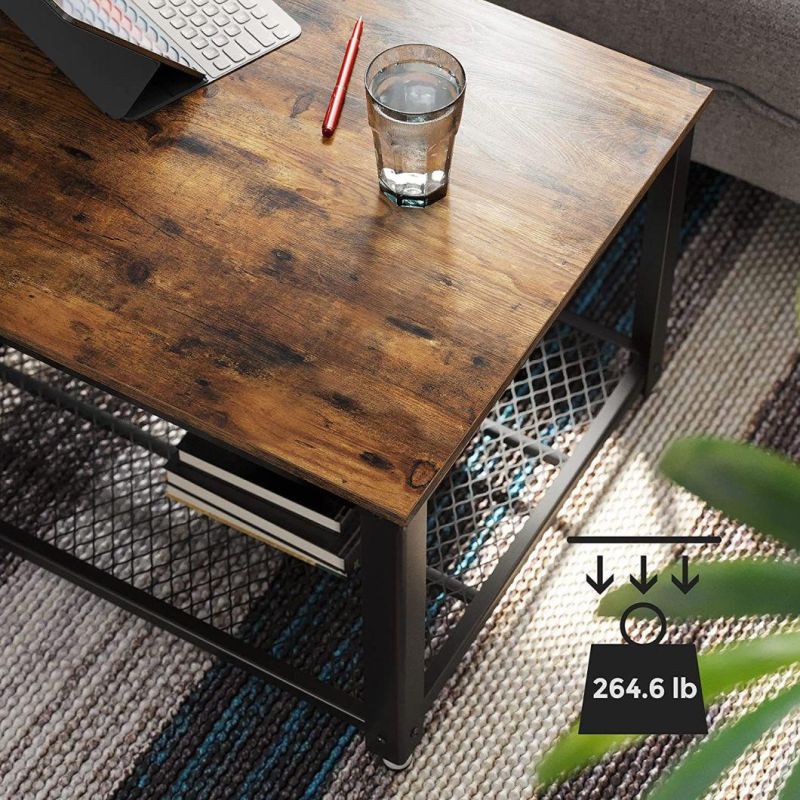 Coffee Table with Wire Mesh