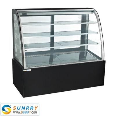 Bakery Counter Top Glass Display Cake Fridge Showcases