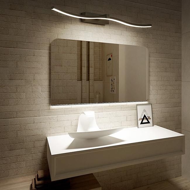 Rectangle Luxury Furniture Long Wall 4mm 5mm Silver Mirror LED Mirror for Bathroom Home Decor