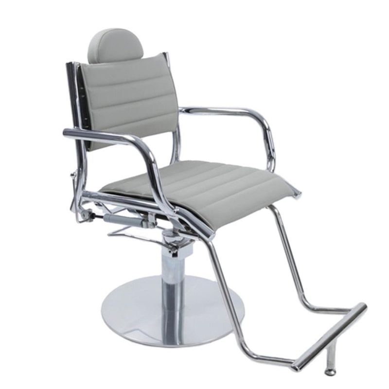 Hl-1160 Salon Barber Chair for Man or Woman with Stainless Steel Armrest and Aluminum Pedal