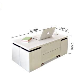 Fashion Simple Multi-Functional Folding Coffee Table Can Be Used as a Dining Table or Desk
