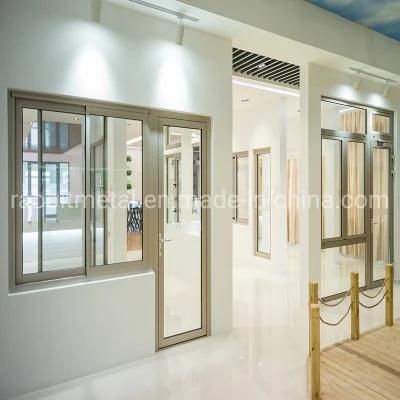 Aluminum Sliding Doors Aluminum Sliding French Tempered Laminated Double Triple Glazed Door Sliding Door with Screen