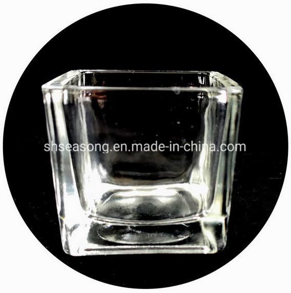 Glass Candle Holder / Candle Jar / Clear Glass Cup (SS1329-2)