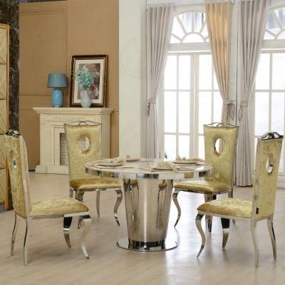 Wholesale Home Furniture Marble Dining Room Sets Table and Chairs