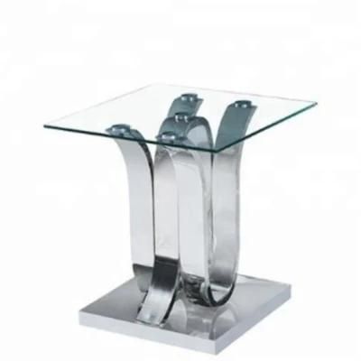 Modern Design Plexiglass Topmetal Base Console Table