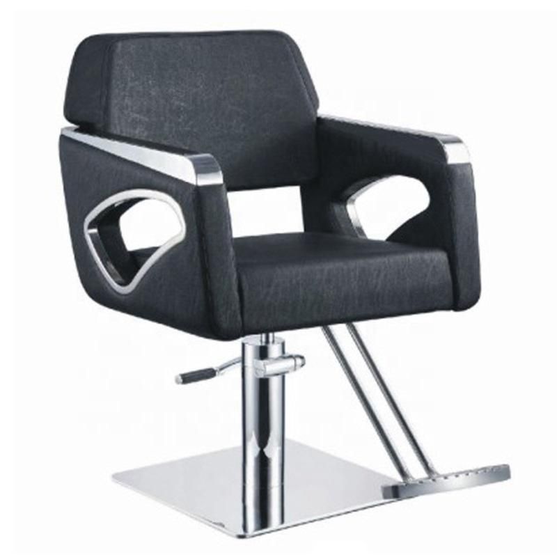 Salon Barber Chair Hl-9248 for Man or Woman with Stainless Steel Armrest and Aluminum Pedal