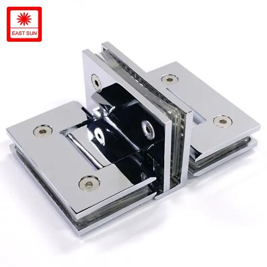 Three Ways Brass Hinge Stainless Steel Glass Hardware Shower Hinges (ESH-689)