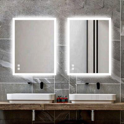 LED Bathroom Mirror at Reasonable Price Makeup Illuminated Mirror for Home Decoration with Touch Sensor &amp; Anti-Fog