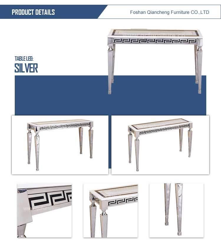 2020 Modern Model French Stainless Steel Console Table