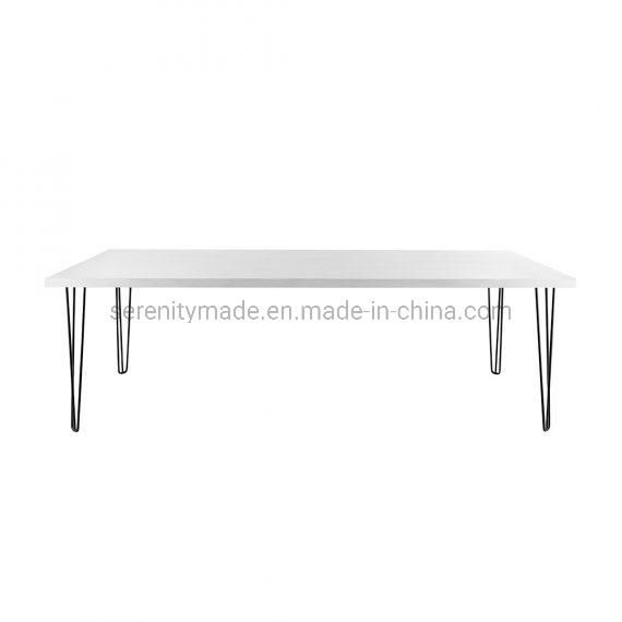 Hot Sale Wedding Event Furniture Bar Cafe Restaurant Table Hair Pin Table