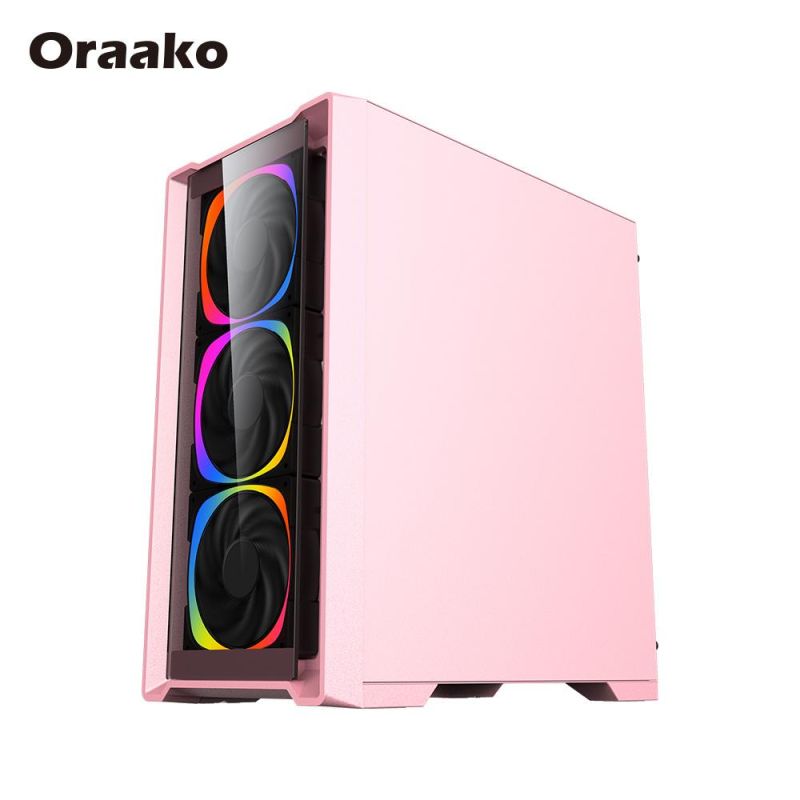 Mini PC Itx Tempered Glass Matx Gaming Computer Case with Independent Power Supply Bin for Esports Cabinet