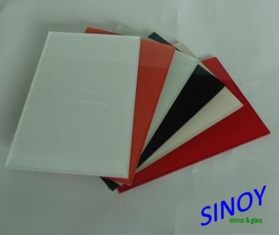 China 2mm - 6mm Thick Double Coated Waterproof Back Painted Glass, Lacquered Glass for Interior Applications&#160;
