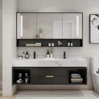 American Project All Wood Bathroom Cabinets White Shaker Style Factory Directly