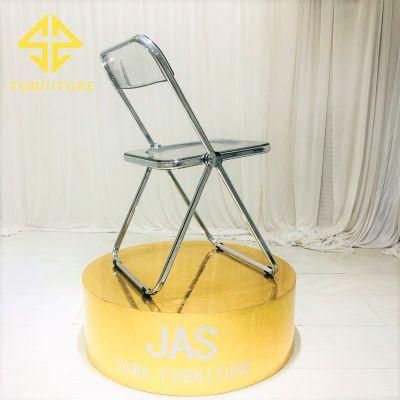 Stainless Steel Frame Round Glass Dining Wedding Cake Table for Event and Party Sale