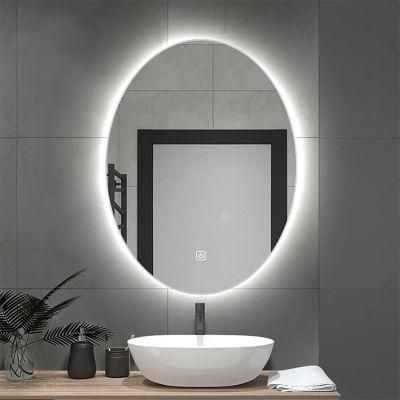 Round Custom Frameless Luxury Wall Decor Lighted LED Bathroom Mirror Manufacturer