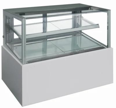 Countertop Refrigeration Stainless Steel Base Cake Showcase Cooler Equipment Display Cabinet