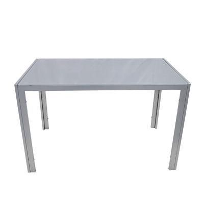 Nordic Modern Design Hot - Selling Tempered Glass Panel Dining Table