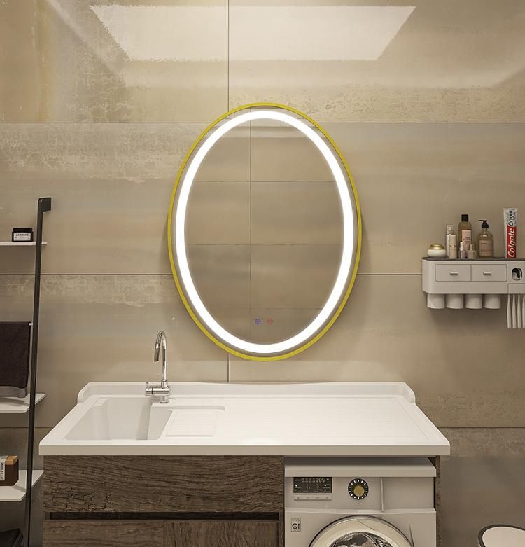 Bathroom Bedroom Oval Vanity Wall Mirror for Beauty Makeup Salon