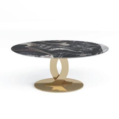 Classical Contemporary Style Hotel Furniture Marble Coffee Table Round Low Price