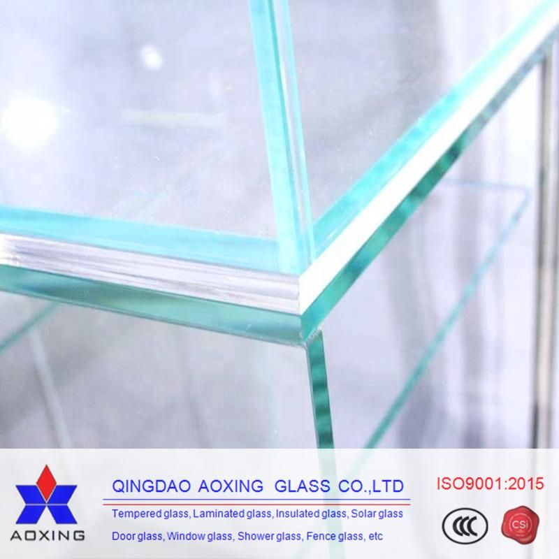 Made in China Super Transparent Tempered Glass for Decoration and Construction