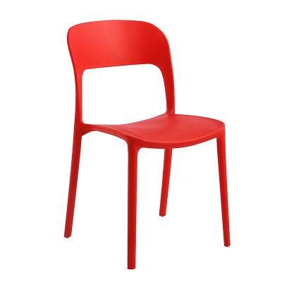 China Wholesale Simple Design Home Hotel Dining Room Furniture Dining Chair PP Plastic Dining Chair