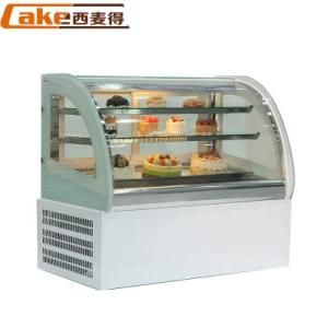 3 Layer Arc Glass Cake Display Cake Showcase Cabinet Air Cooling with Defroster