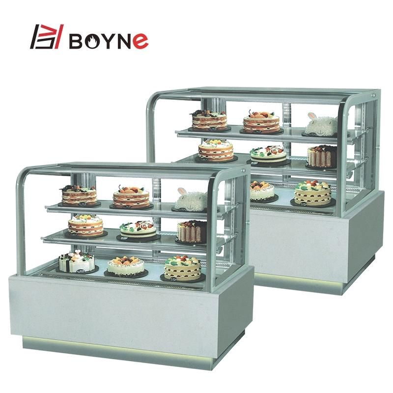 Bakery Pastry Cake Display Showcase Air Cooling Defog