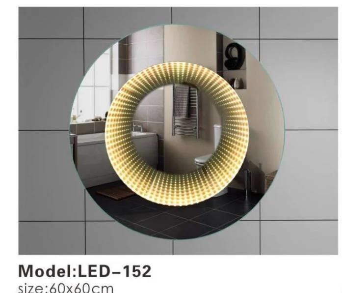 3D Tunnel LED Wall Bathroom Furniture Vanity Smart Glass Mirror