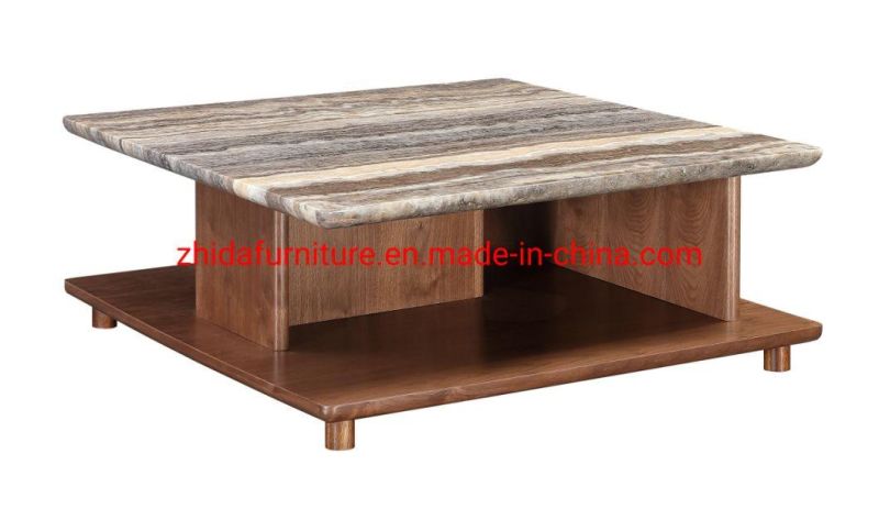 Marble Top Modern Home Furniture Living Room Tea Coffee Table for Hotel Villa Apartment Furniture