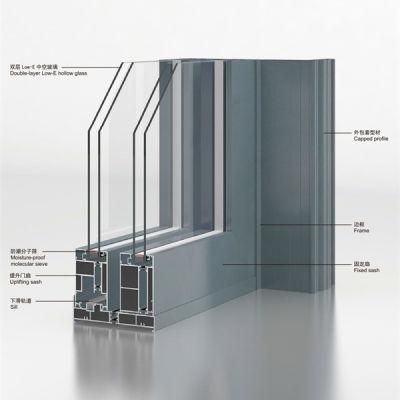 Low Price Double-Layer Hollow Tempered Glass Windows