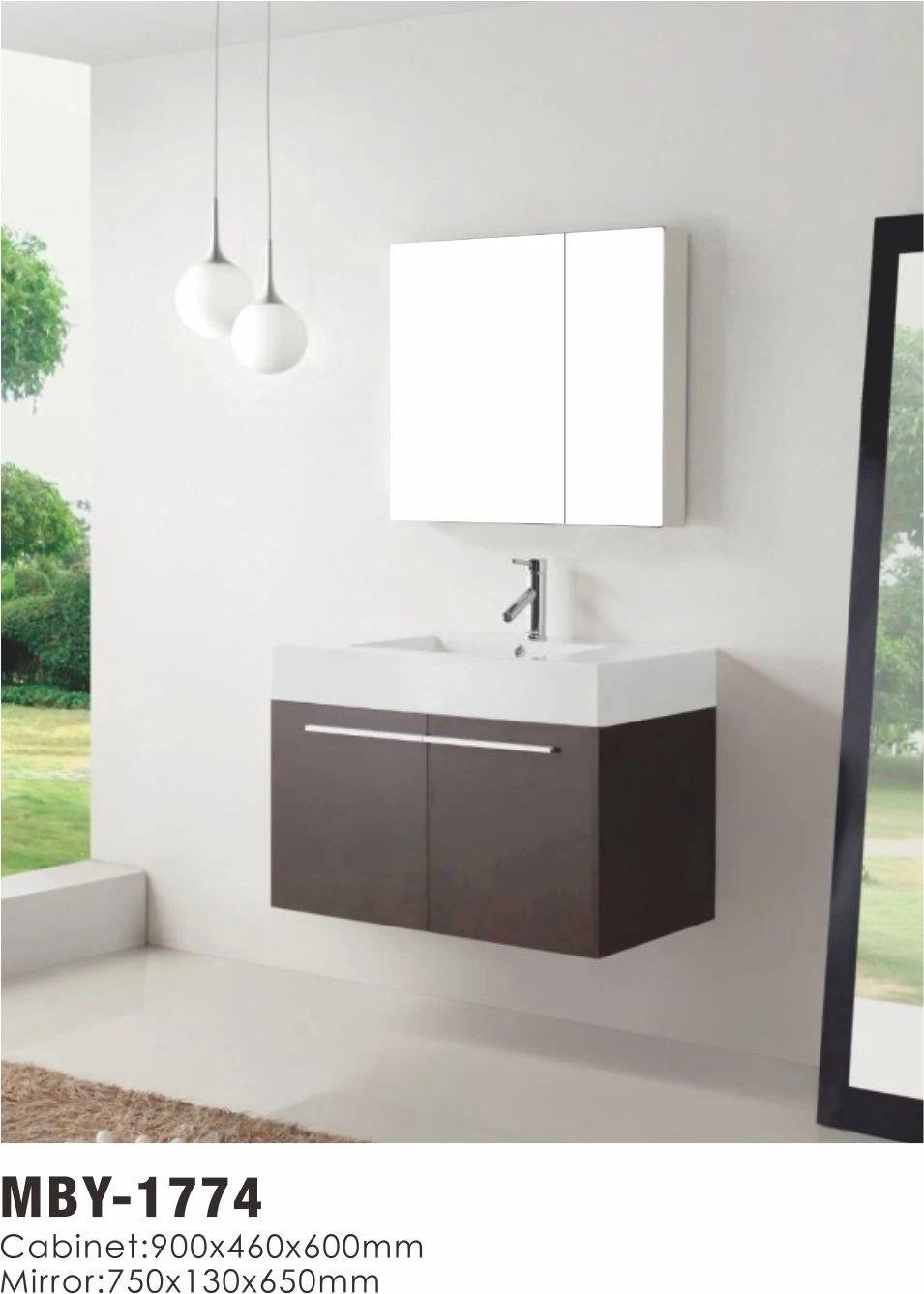 Wall Bathroom Cabinets with Melamine Material Wtih 80cm