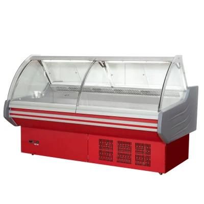 Commercial Meat Display Showcase Meat Freezer Butcher Equipment