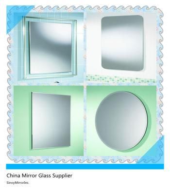 4mm 5mm Bathroom Mirror with Clips