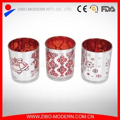 Wholesale High Quality Glass Silver Plated Votive Candle Holders
