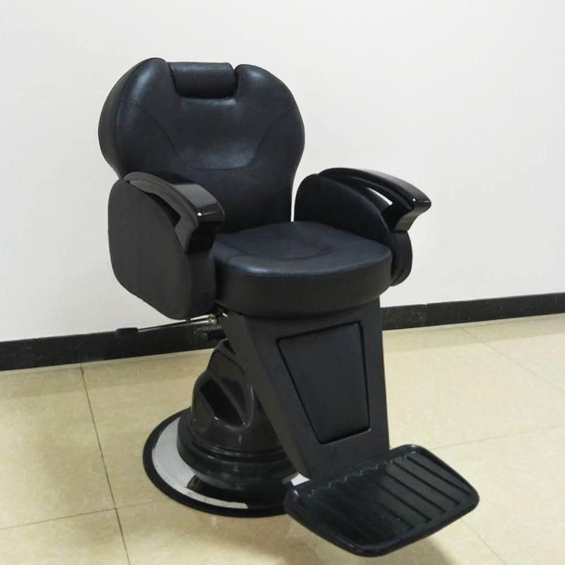 Hl-6092 Salon Barber Chair for Man or Woman with Stainless Steel Armrest and Aluminum Pedal