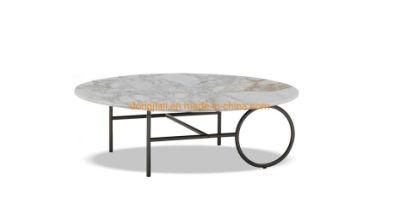 Round Modern Luxury Coffee Table for Living Room Furniture