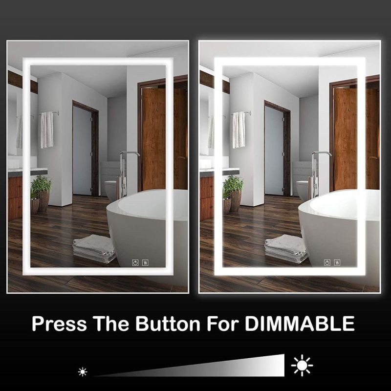 Hot Sale Bathroom Illuminated LED Mirror for Home and Hotel Decorative with Bluetooth & Dimmer