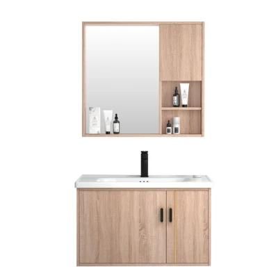 Wooden Bathroom Vanity Modern Oak Wood Small Bathroom Vanity Cabinet Indoor Furniture High Quality