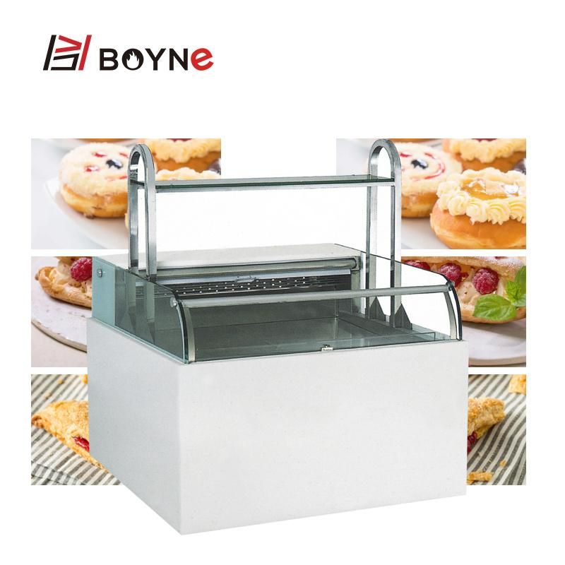 Commercial Bakery Shop Single Layer One Side Opened Cake Chiller Showcase