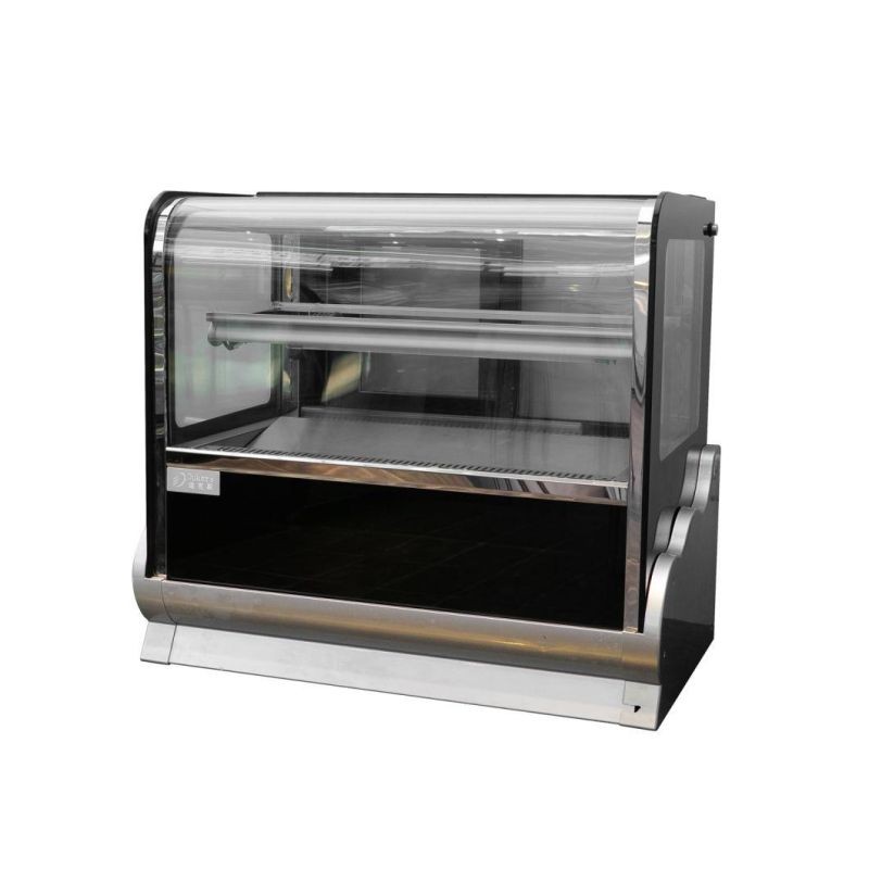 900mm Glass Door Showcase for Ice Cream with Pan