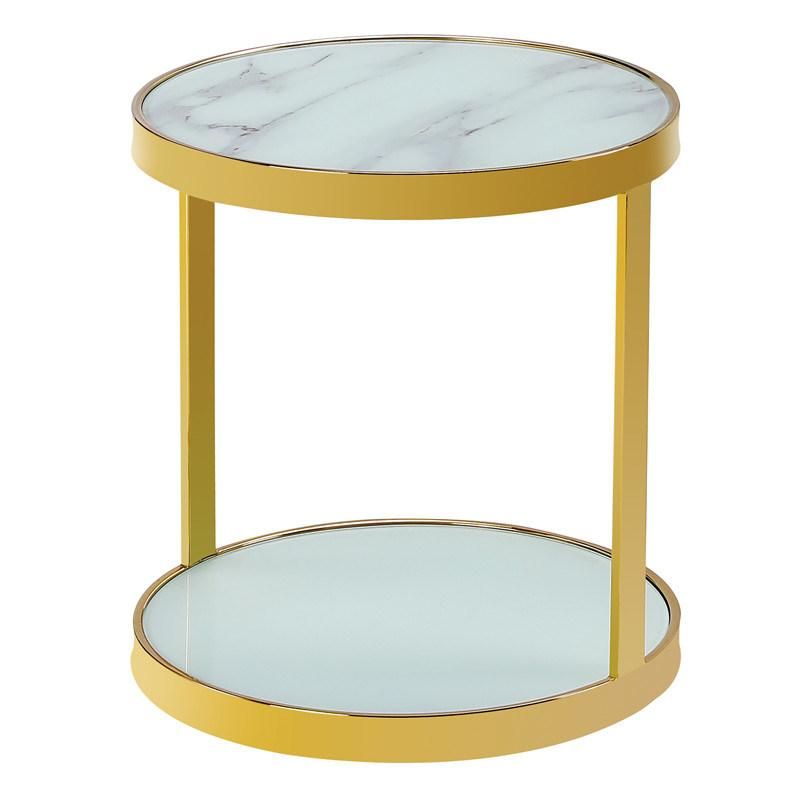 Modern Hotel Living Room Furniture Coffee Tea Glass Table