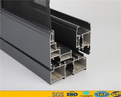 Aluminium Extrusion Profile for Powder Coating Door &amp; Window Frame in Building Materials