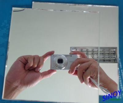 Large Sheet Aluminum Coated Glass Sheet Silver Mirror Sheet Glass for Cutting