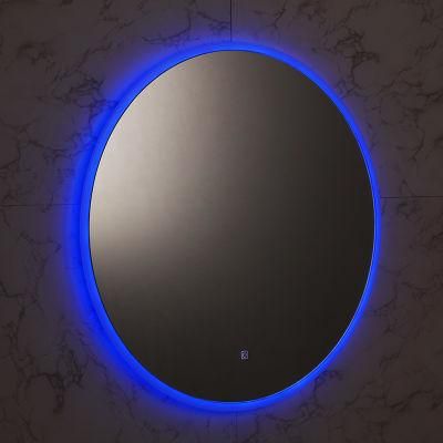 Manufacture Jh Glass Metal China Bathroom Light Smart Bath LED Silver Mirror