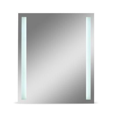 Modern Home Illuminated Square LED Bath Wall Mirror with LED