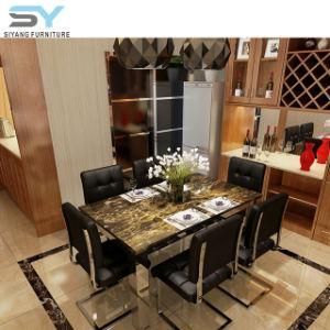 Furniture Interior Dining Set Louis Table Marble Dining Table