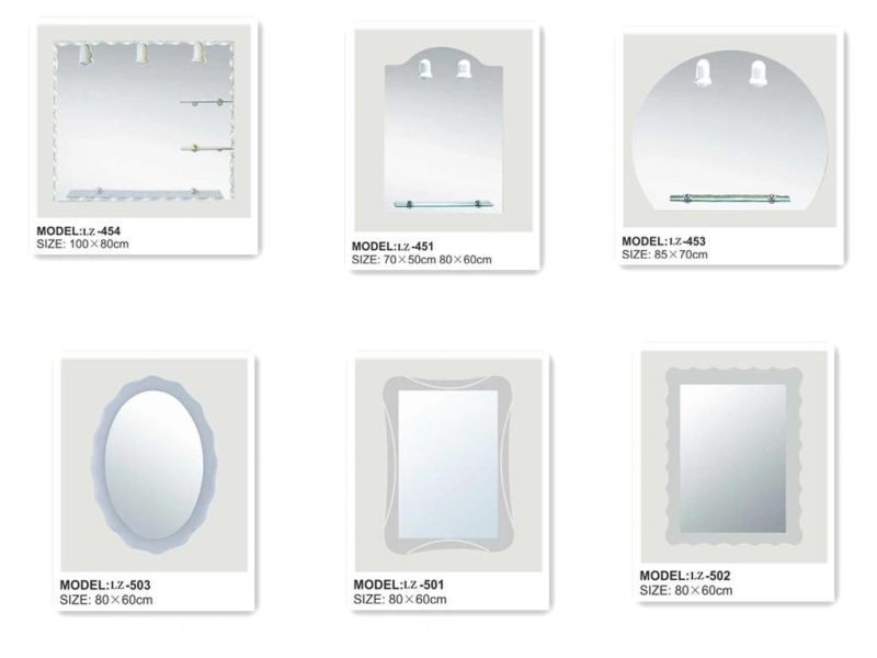High Quality with Shelf New Design Bathroom Lighted Wall Mirror