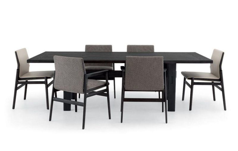 Home Hotel, Tables, Wooden Tables, Latest Italian Design Dining Room Set in Home and Hotel Furniture Custom-Made